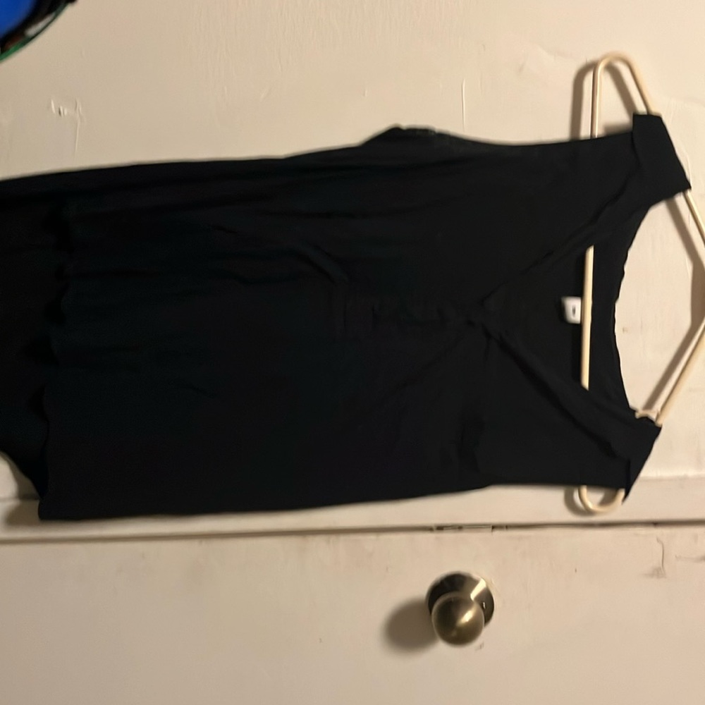 Black tank top